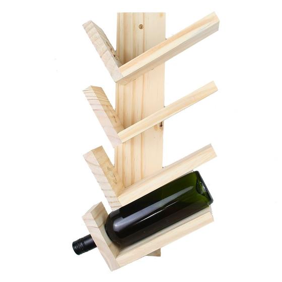 Porta Vinho Adega De Madeira Bar Parede Cozinha Sala Área Gourmet Nicho Organizador Prateleira Menor preço em Porta Vinho Adega De Madeira Bar Parede Cozinha Sala Área Gourmet Nicho Organizador Prateleira