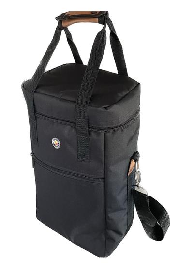 Imagem de Porta Vinho Térmico 4 Garrafas, Wine Cooler Bag Sommelier