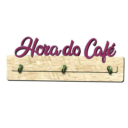 Imagem de Porta Xícaras de Parede em MDF - Hora do Café