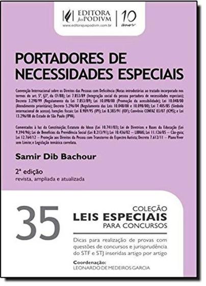 Imagem de Portadores de Necessidades Especiais - Vol.35 - Coleção Leis Especiais Para Concursos