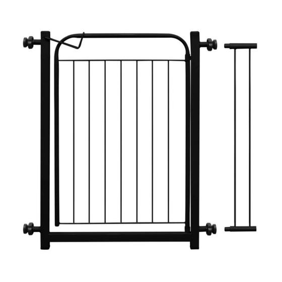 Portão Cercado Pet Criança Bebê Proteção Preto C/ Extensor Menor preço em Portão Cercado Pet Criança Bebê Proteção Preto C/ Extensor