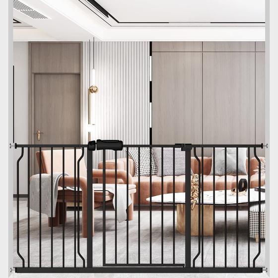 Imagem de Portão de Segurança para Bebê ALLAIBB - Extra Largo com Abertura - 146-158 cm