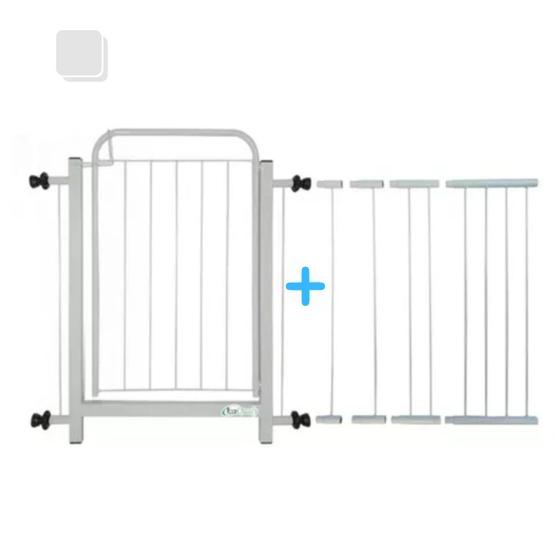 Portão Pet Cães Cachorro Grade Segurança Bebês 78 A 122cm Menor preço em Portão Pet Cães Cachorro Grade Segurança Bebês 78 A 122cm