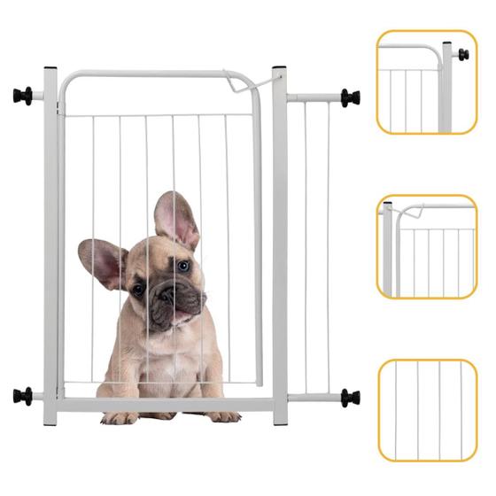 Portão Pet Cães Cachorro Grade Segurança Bebês 80 A 85cm Itagold