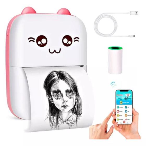 Imagem de Portátil Bluetooth Gatinho Escola