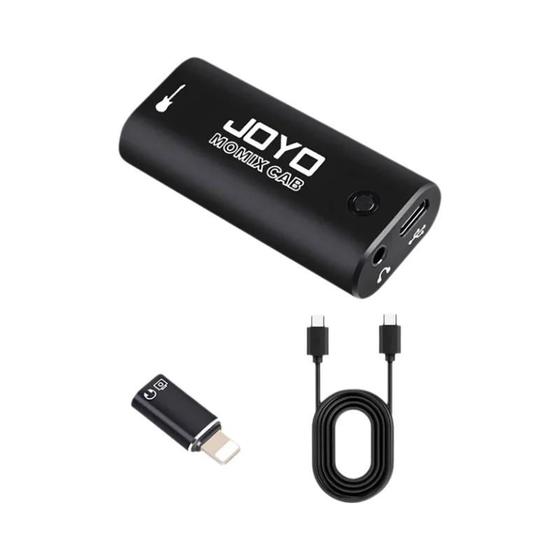Imagem de Portátil Mini Jojo Guitarra Interface De Áudio Tipo-c Placa De Som Gravação Com Adaptador Conversão
