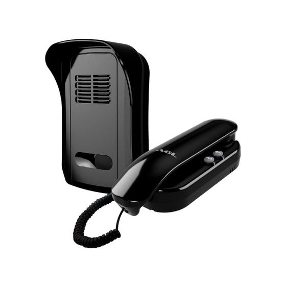 Porteiro eletronico p10x wi-fi preto - agl Menor preço em Porteiro eletronico p10x wi-fi preto - agl
