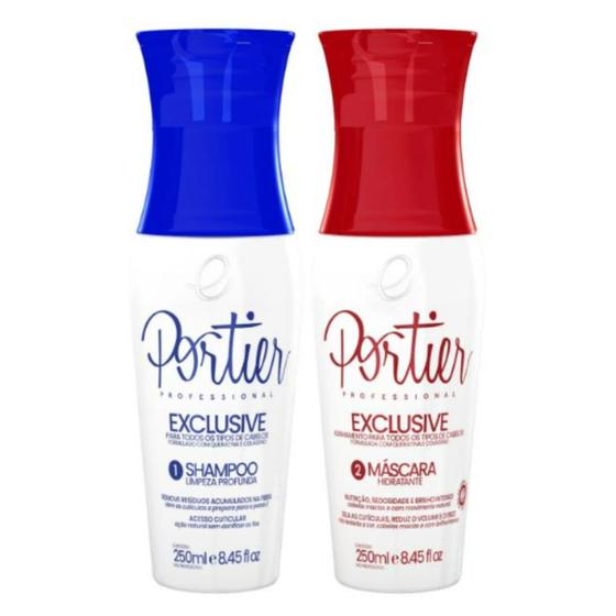 Imagem de Portier Escova Exclusive Progressiva 2x250ml