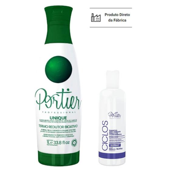 Imagem de Portier Unique Progressiva Orgânica + Shampoo Portier Pré-Tratamento 500ml