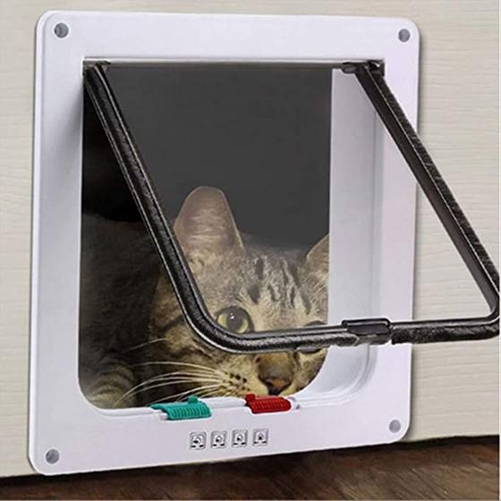 Portinha Pet Gato Ou Cão Branca Porta Pert Menor preço em Portinha Pet Gato Ou Cão Branca Porta Pert