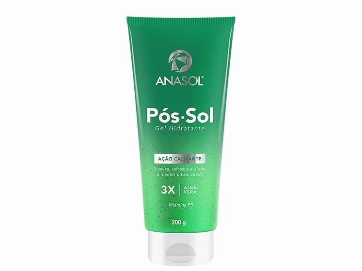 Imagem de Pos Sol Anasol Gel Hidratante Ação Calmante Com Aloe Vera