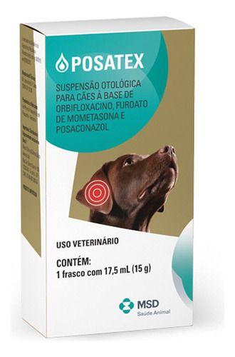 Imagem de Posatex Para Otite Otológico Antiinflamatorio Cães