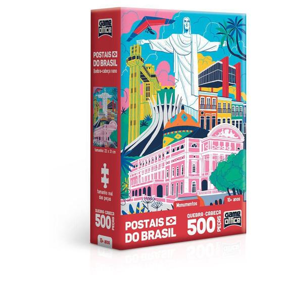 Imagem de Postais do Brasil - Monumento - Nano 500 pecas TOYSTER