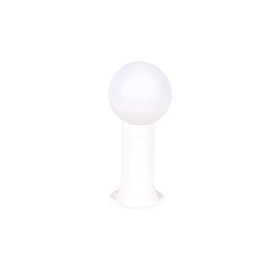 Imagem de Poste Balizador Luminária Globo Sítio Jardim 35Cm Branco