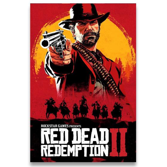 Imagem de Poster 42cm x 30cm A3 Brilhante Red Dead Redemption b1