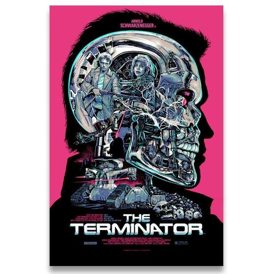 Imagem de Poster 42Cm X30Cm A3 Brilhante O Exterminador Do Futuro 2 B5