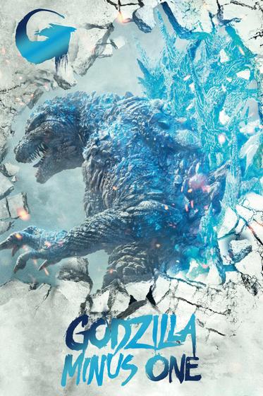 Imagem de Poster Cartaz Godzilla Minus One C