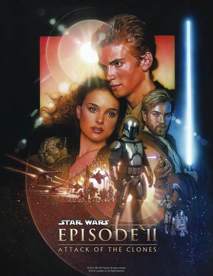 Imagem de Poster Cartaz Guerra Nas Estrelas Star Wars Ep 2 II A