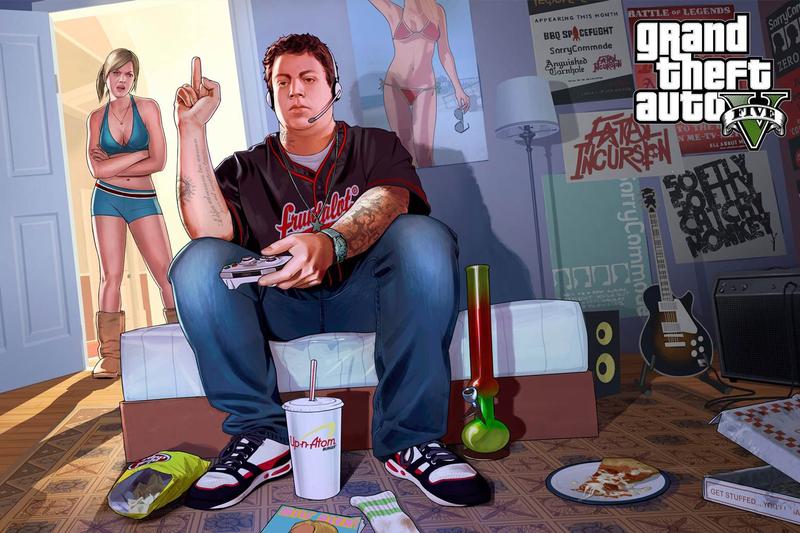 Imagem de Poster Cartaz Jogo Grand Theft Auto V Gta 5 O
