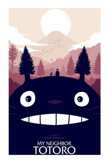 Imagem de Poster Cartaz Meu Amigo Totoro B