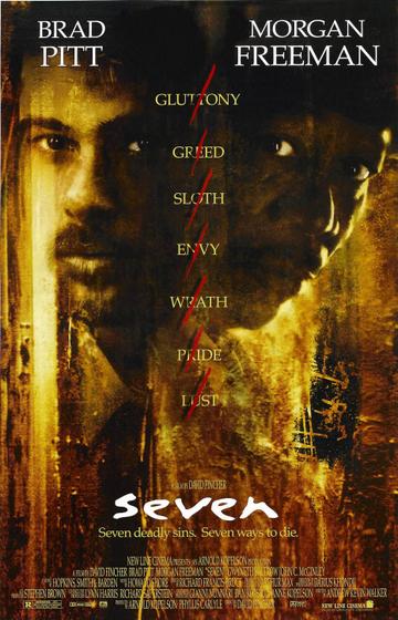 Imagem de Poster Cartaz Seven Se7en Os Sete Crimes Capitais