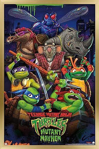 Imagem de Pôster emoldurado Trends International Teenage Mutant Ninja Turt