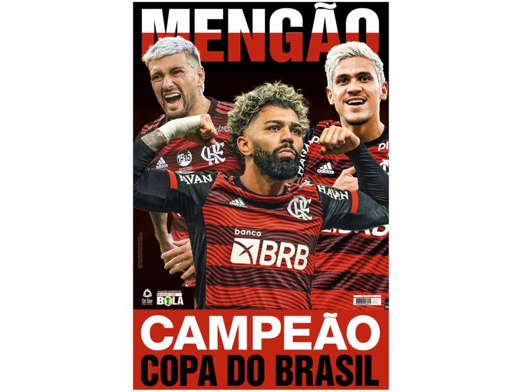 Imagem de Pôster Flamengo Campeão da Copa do Brasil 2022 84x55cm