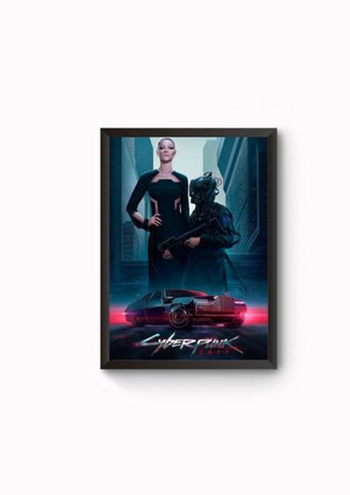 Imagem de Poster Moldurado Cyberpunk 2077 Substance Over Style