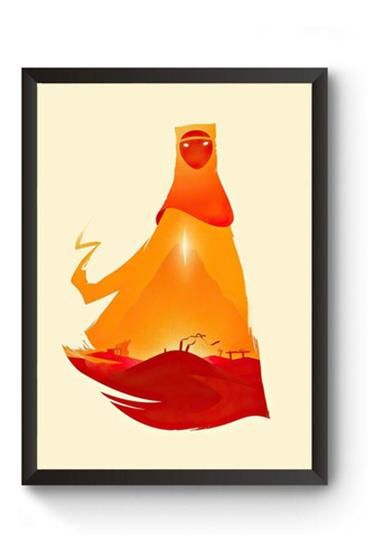 Imagem de Poster Moldurado Game Journey Quadro