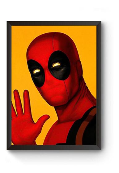 Imagem de Poster Moldurado Marvel Deadpool