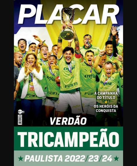 Imagem de Poster Placar Palmeiras Tricampeão Paulista 2024