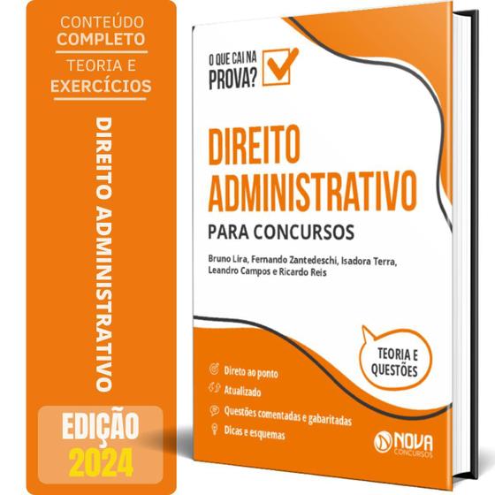 Imagem de Postila Direito Administrativo Para Concursos - Ed. 2024