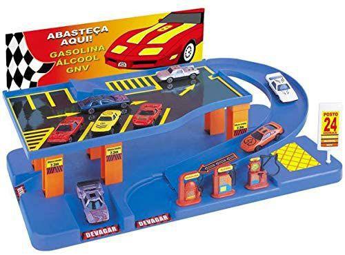 Posto De Gasolina Infantil Expresso Com 8 Carrinhos 7504 - Braskit ...