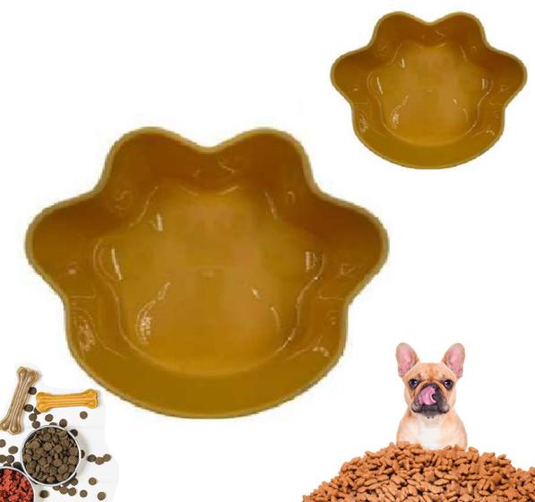 Imagem de Pote Bowl Comedouro Bebouro Pet em Forma De Patas