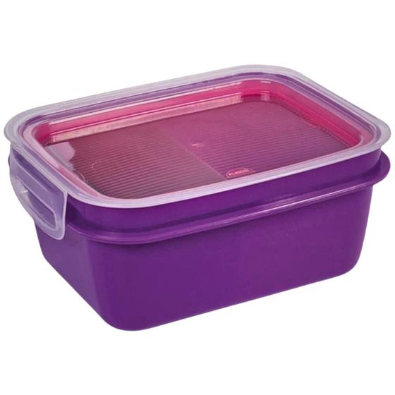Imagem de Pote com Travas Marmita Fitness 850ml