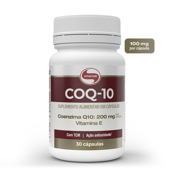 Imagem de Pote Coq-10 60 Cápsulas Vitamina E Coenzima Q10 - Vitafor