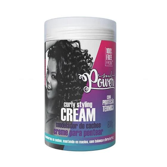 Imagem de Pote Creme de Pentear Modelador de Cachos 800g  Soul Power