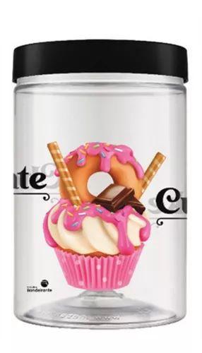 Imagem de Pote Cupcake 1.5l Chocolate Organizador