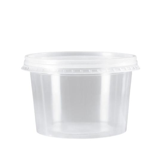 Imagem de Pote de 1.000ml transparente com tampa Cristalcopo com 150 unidades