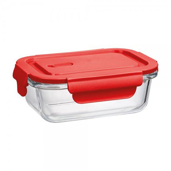 Imagem de Pote de Alimentos de Vidro Hermético 410ml Com Tampa Prática