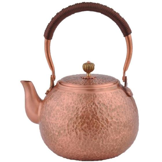 Imagem de Pote de Chá de Cobre - Chaleira para Chá com Queimador