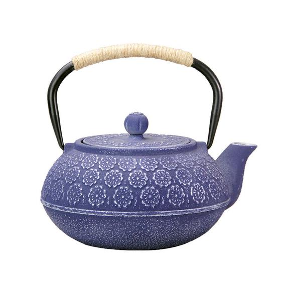 Imagem de Pote de chá de ferro japonês Tetsubin Tea Kettle Durável bule de ferro fundido com filtro de chá e interior esmaltado Bules