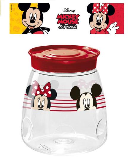 Imagem de Pote de Mantimentos com Tampa de Rosca Minnie &amp Mickey 1600ml
