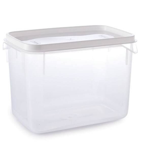 Freezer Transparente Pote de plástico transparente para freezer e micro-ondas 3 litros ...