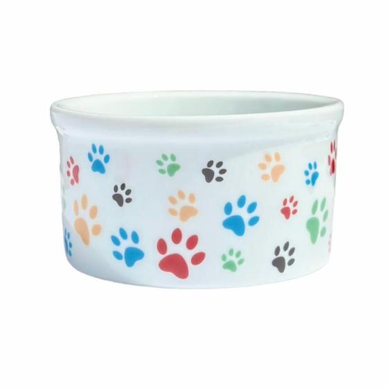 Imagem de Pote de Ração e Água Grande Para Cachorro 630ml Porcelana Personalizada