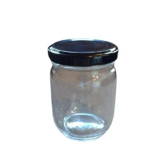 Imagem de Pote De Vidro 200 Ml Com Tampa Preta  - 24 Unidades