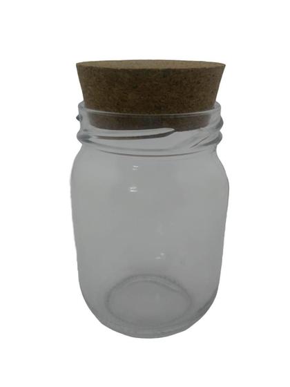 Imagem de Pote De Vidro 200ml Com Rolha Kit Contem 24Un