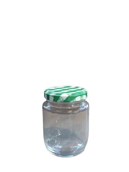 Imagem de Pote De Vidro 240 Ml Com Tampa Xadrez Verde - 24 Unidades