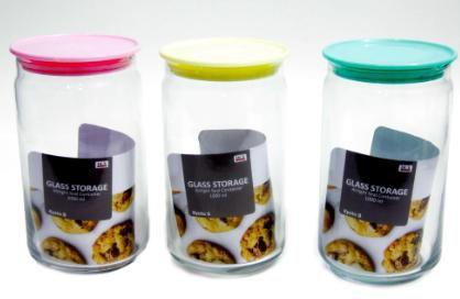 Imagem de Pote de Vidro Canary 1000ml Porta Mantimentos - Dolce Home