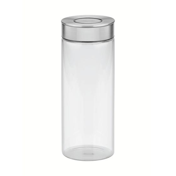 Imagem de Pote de Vidro Tramontina Purezza com Tampa de Aço Inox 10 cm 1,8 L